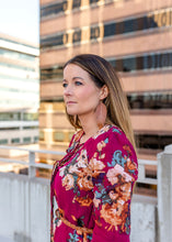 Load image into Gallery viewer, Caramel Leather Feather Earrings (4 sizes)