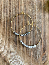Load image into Gallery viewer, Modern Boho Small Hoop Earrings (Silver)